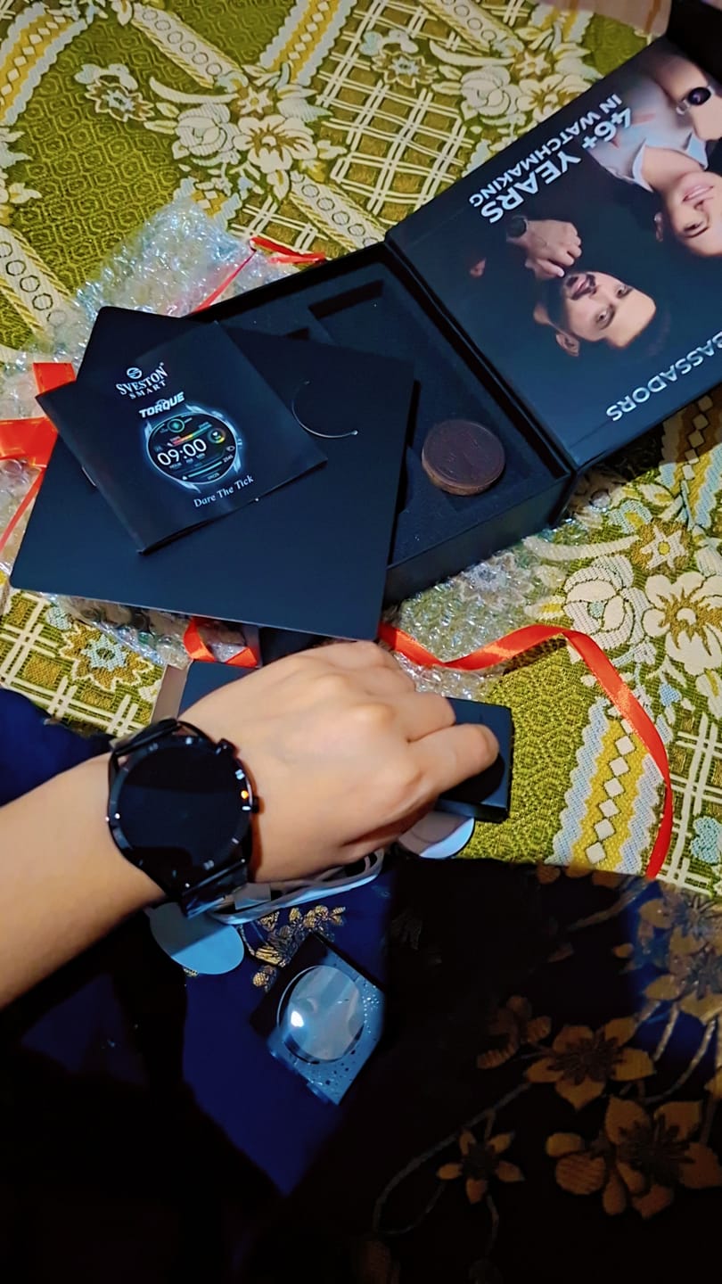 Customer photo review of Torque Chain Smartwatch