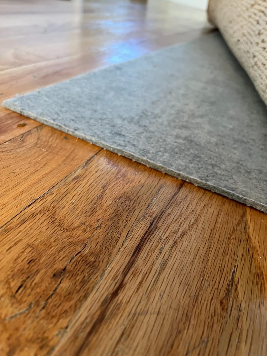 Customer photo review of 1/4" Non Slip Rug Pad Gripper