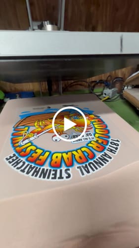 Customer video review of DTF Transfers Upload Your Gang Sheet