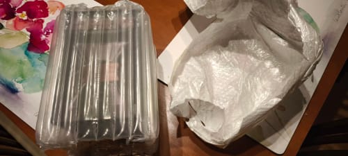 Customer photo review of Tetera de café de vidrio manual con filtro de acero inoxidable, elaboración por goteo, cafetera caliente, gotero, Barista, cafetera