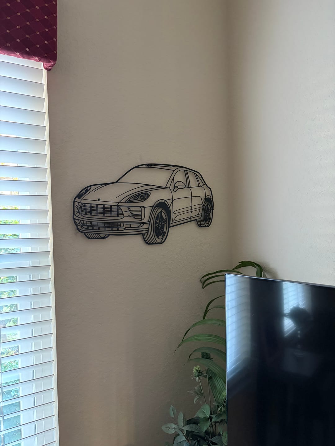 Customer photo review of Your Personalized Car Metal Wall Art - MT1113