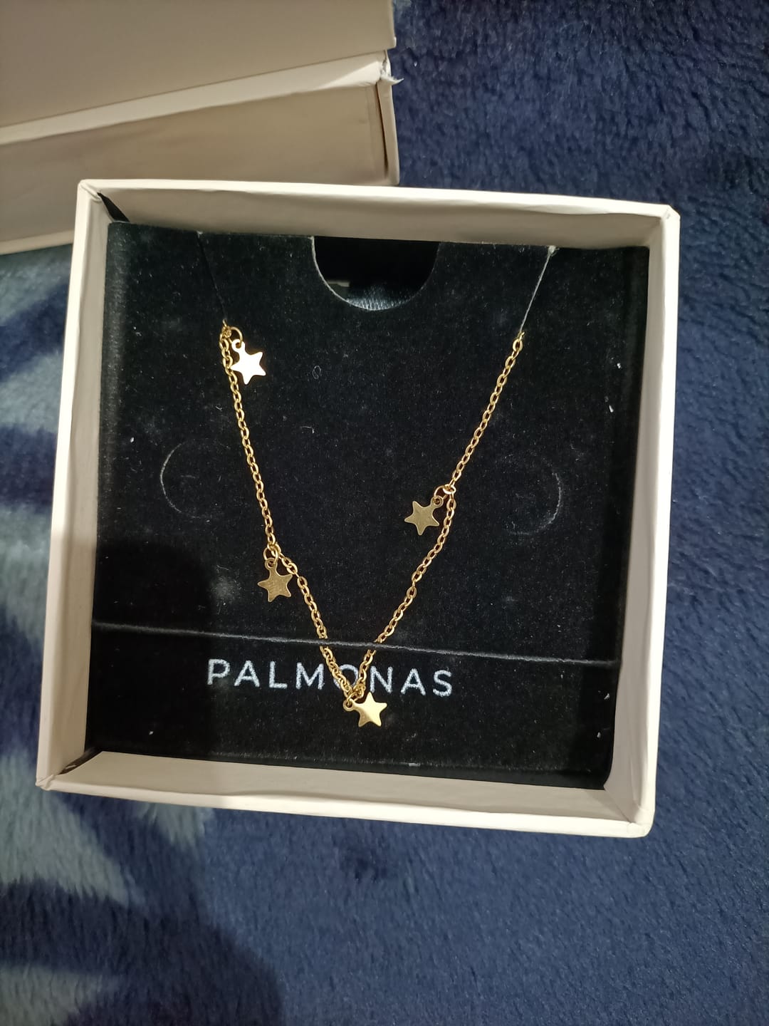 Customer photo review of Starry Night Necklace