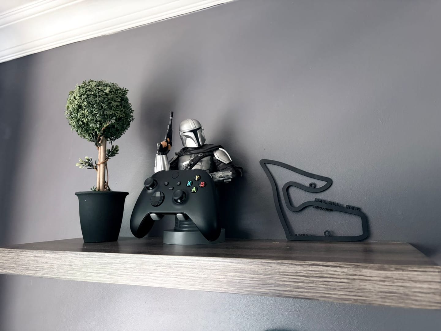 Customer photo review of RED BULL RING METAL WALL ART