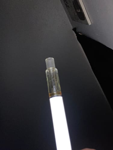 Customer photo review of Dank Flamingo Live Rosin Disposable Vape (1g)