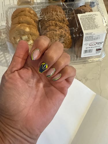 Customer photo review of No Wipe Gel Top Coat - Super Slick - New and Improved Formula.