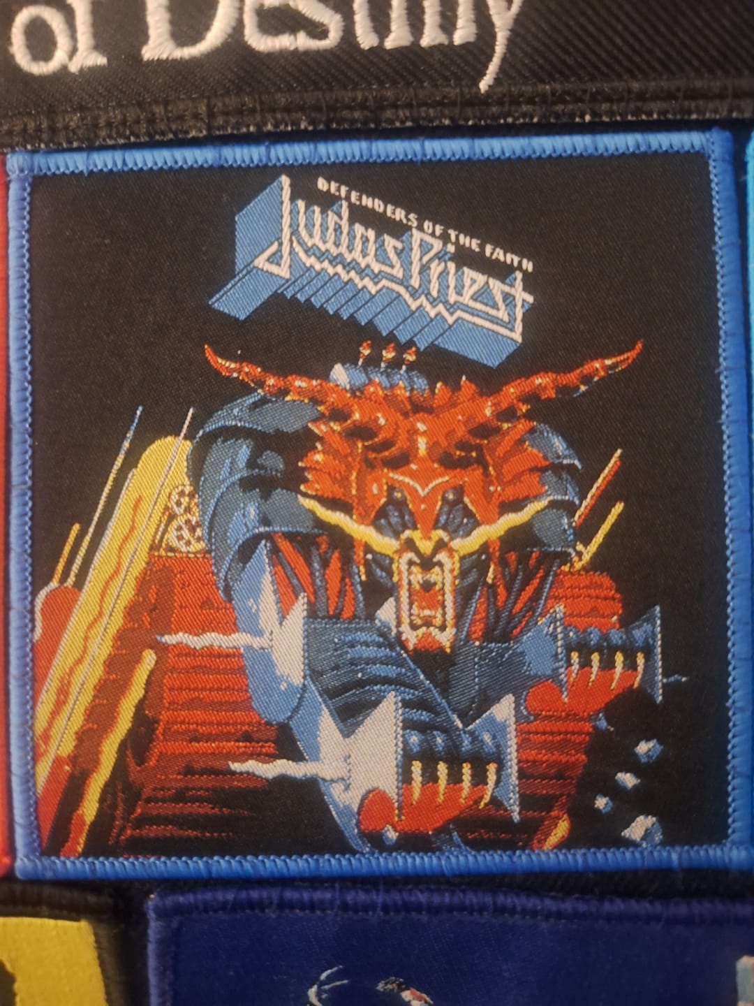 Customer photo review of Judas Priest - Defenders of the Faith - Square Patch