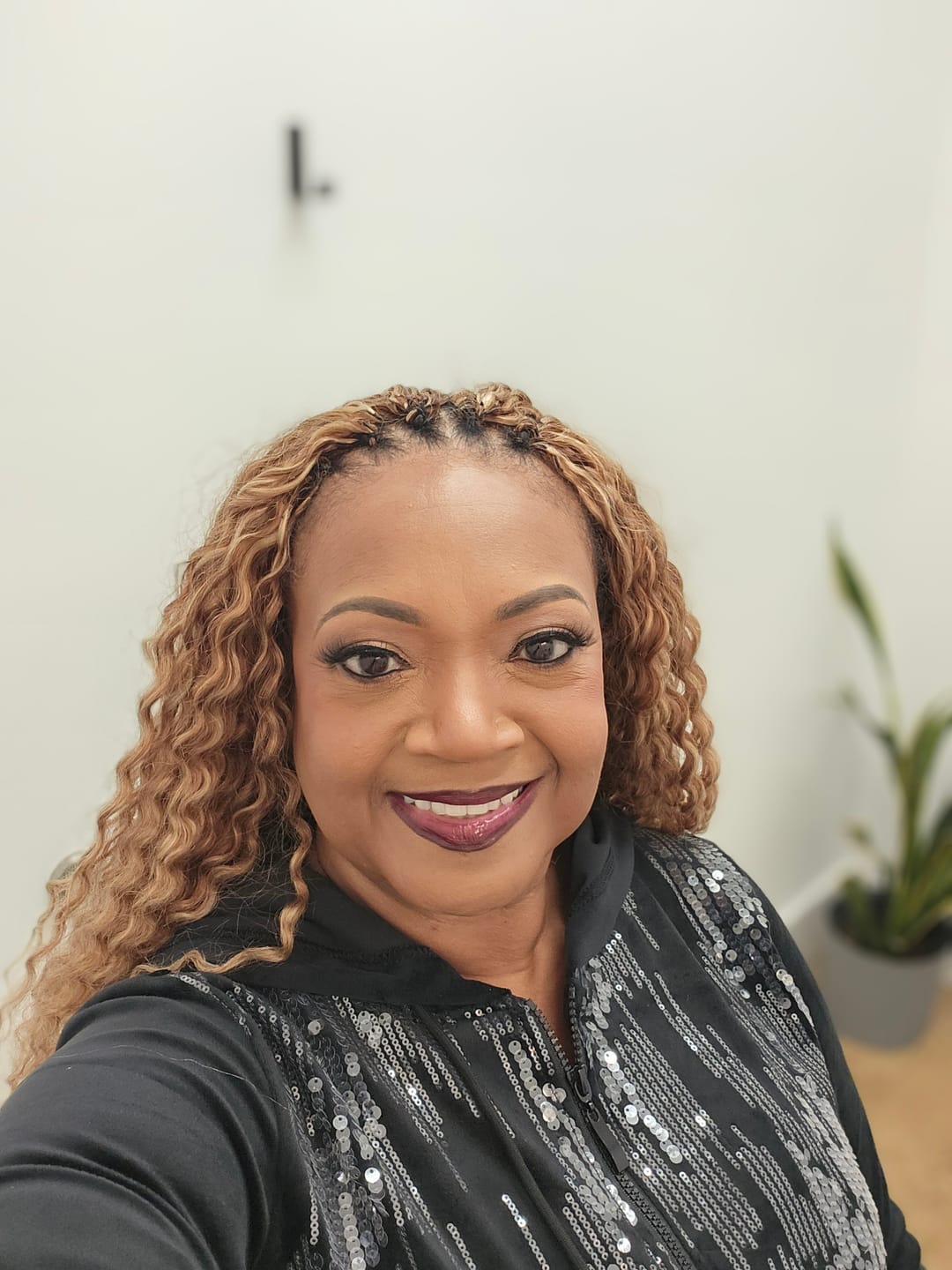 Customer photo review of #27/30/613 Mix Color Blend Deep Wave Human Crochet Hair