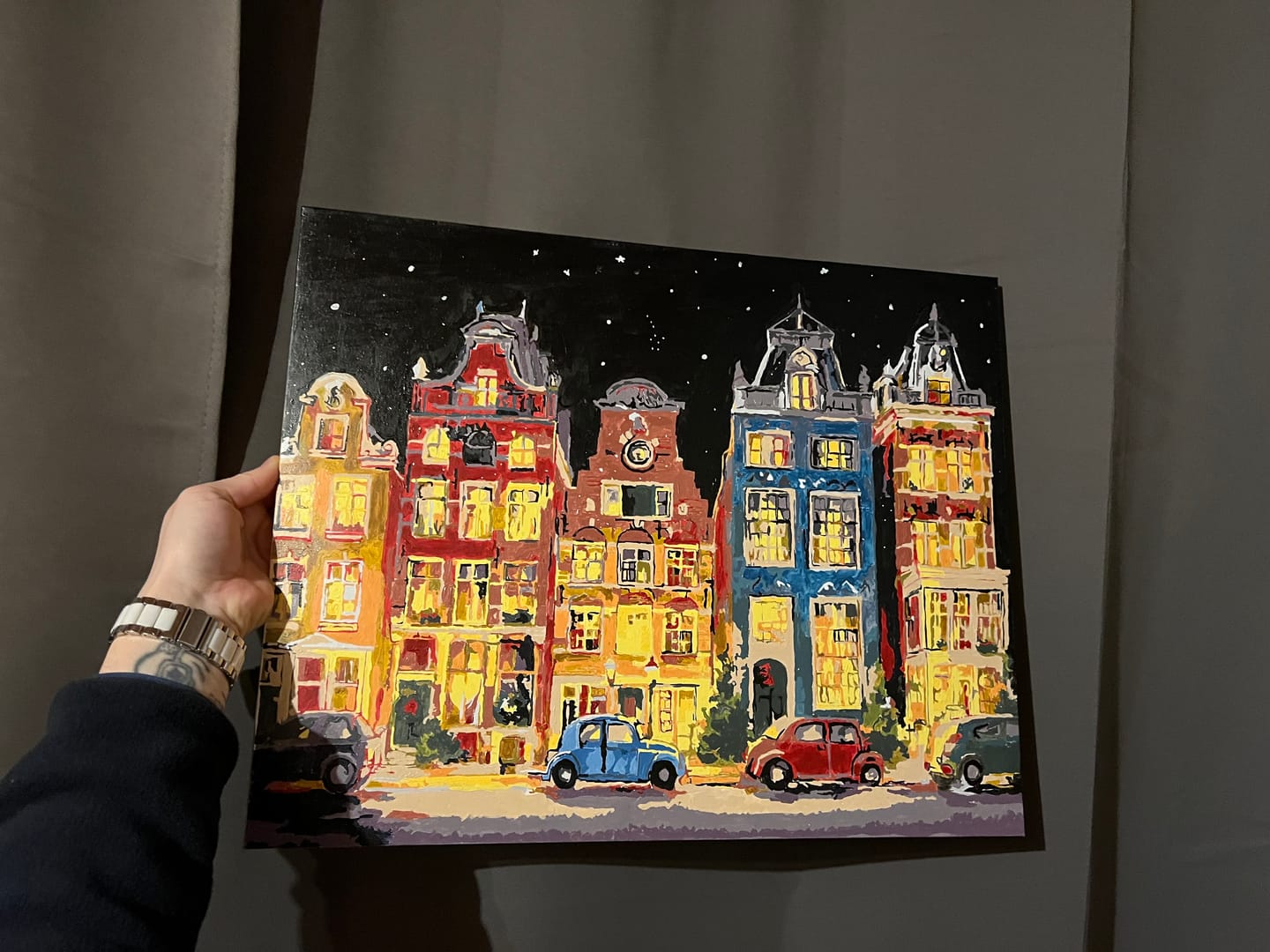 Customer photo review of Malen nach Zahlen - Heiligabend in Amsterdam