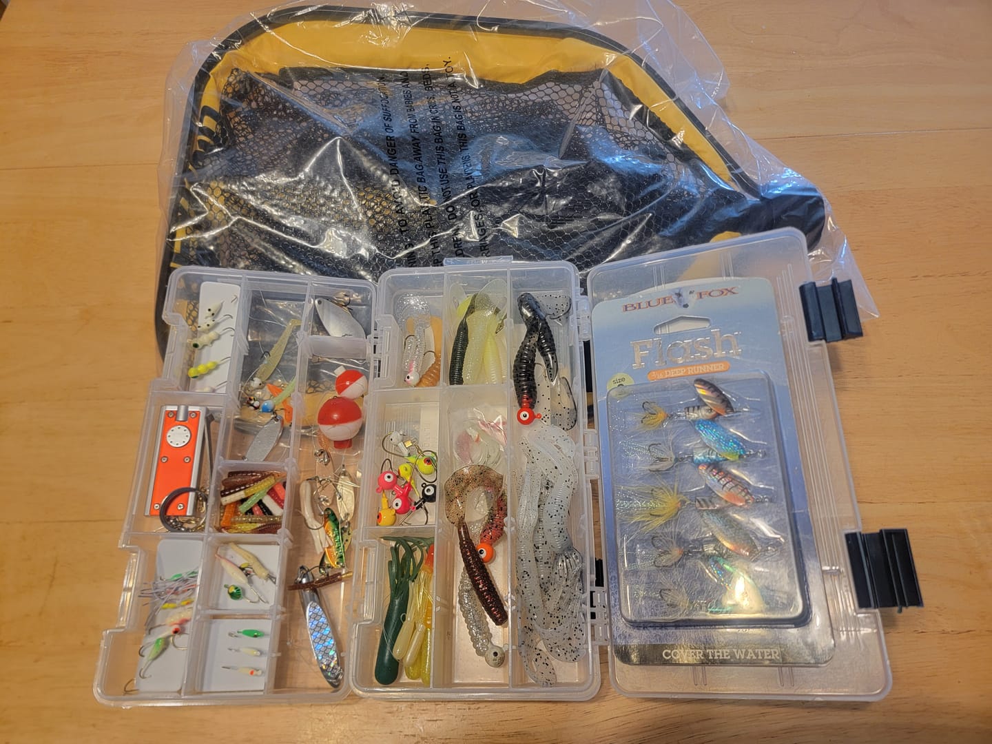 Customer photo review of Beyond Braid Floating Fishing Net with Handle