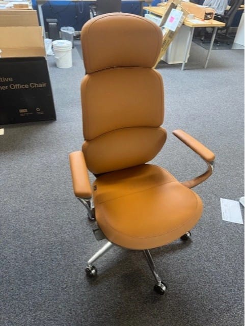 Customer photo review of Nolan Executive Leather Office Chair
