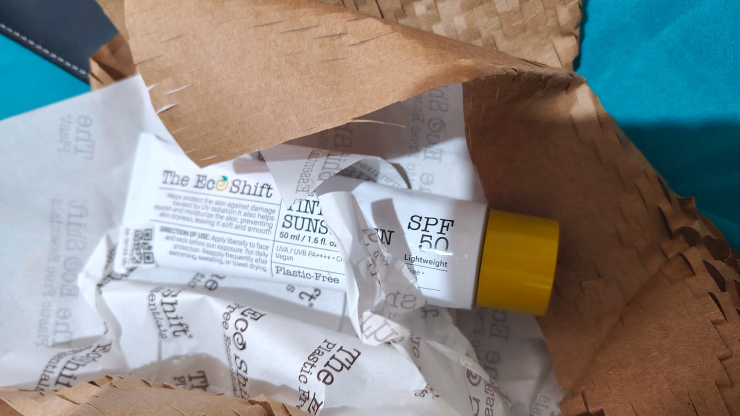 Customer photo review of Lightweight  Daily Tinted Sunscreen with SPF50