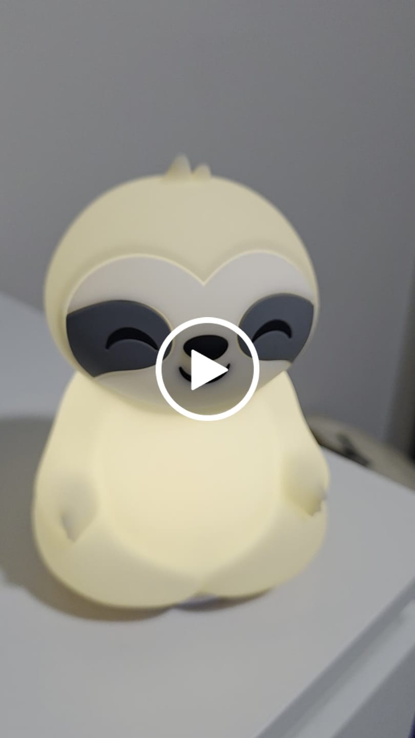 Customer video review of Lámpara con ruido blanco Perezoso