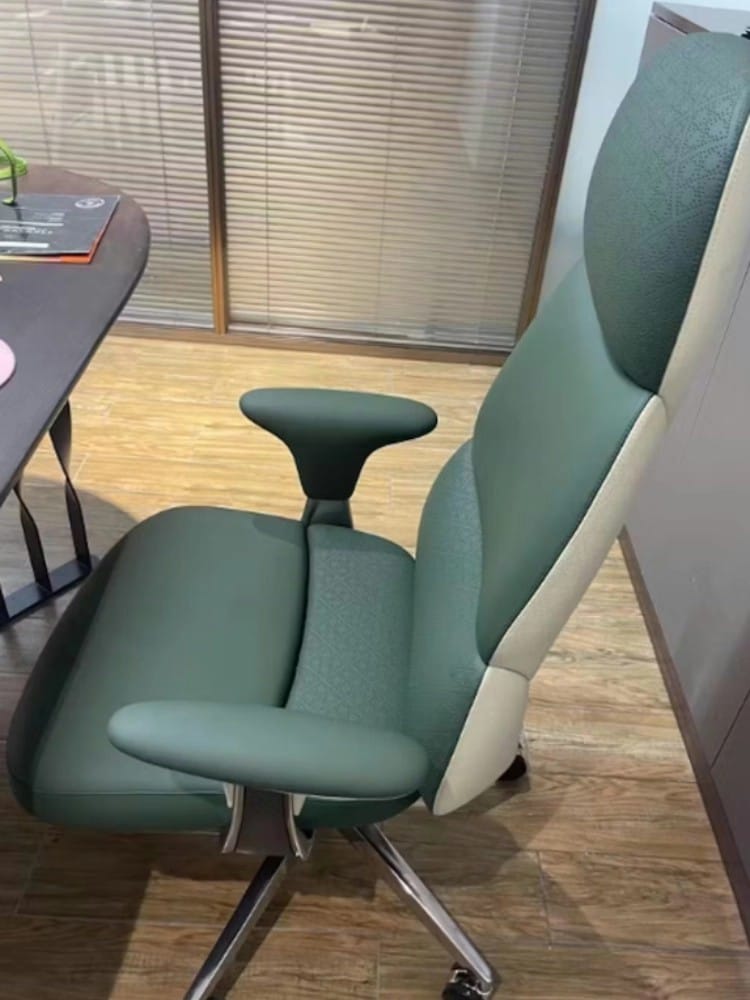 Customer photo review of Nyla Executive Leather Office Chair