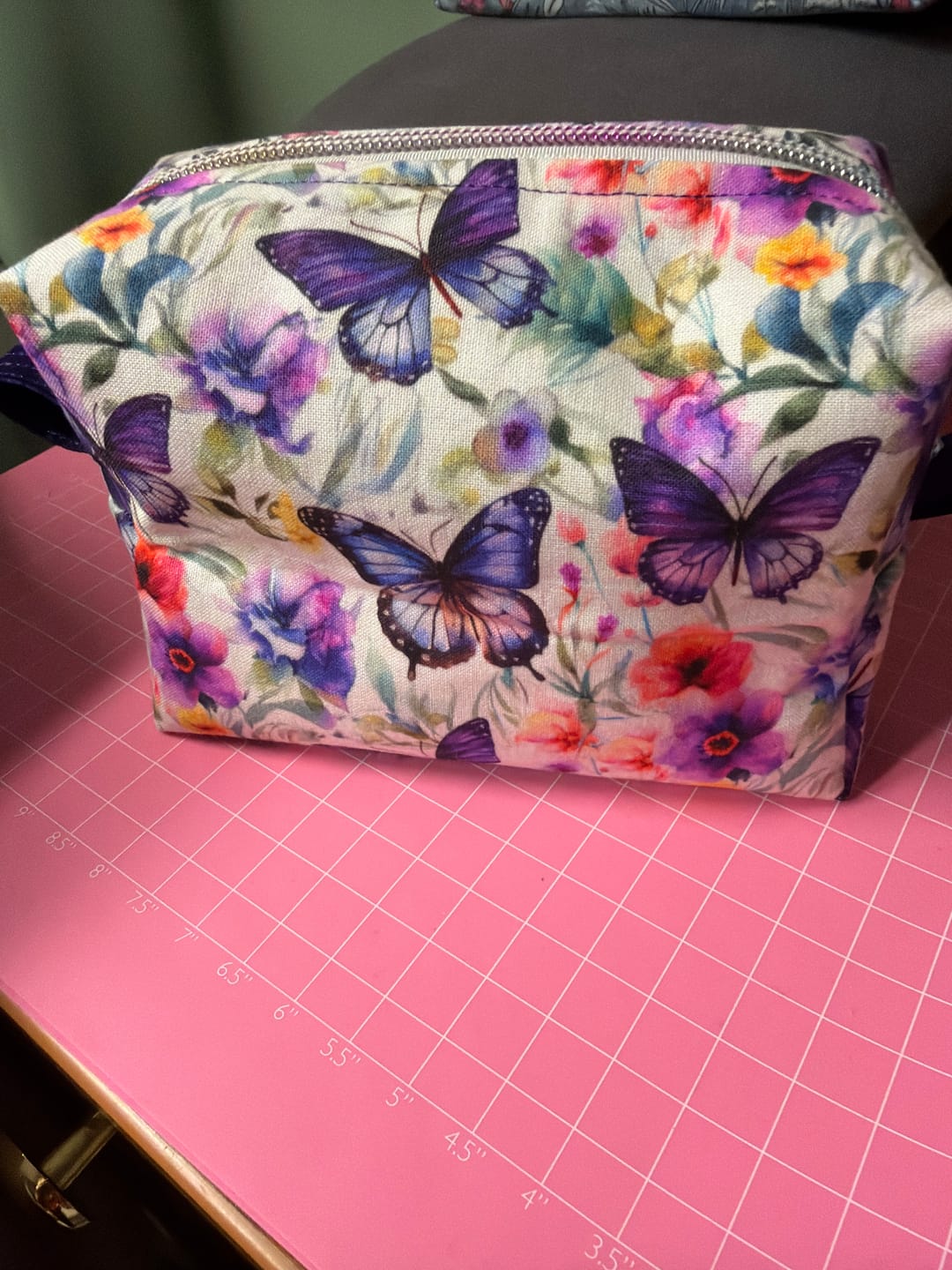 Customer photo review of Watercolor Butterflies Pattern #11 Fabric