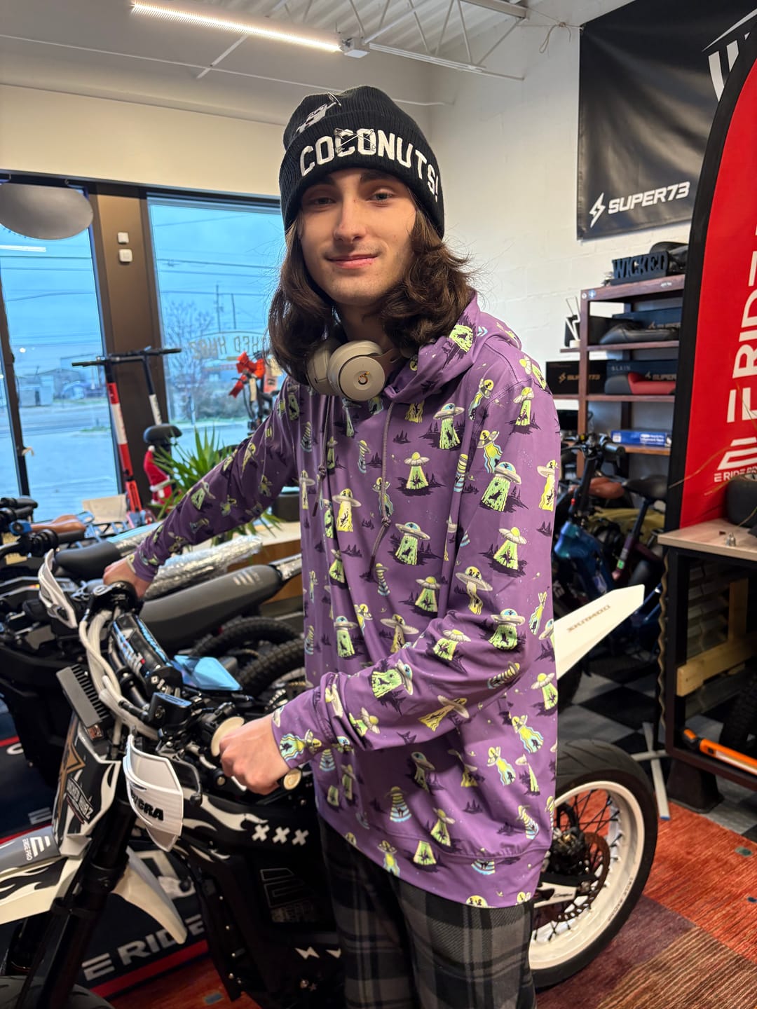 Customer photo review of Scream Me Up! – Performance Hoodie