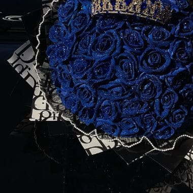 Customer photo review of Glitter Rose Bouquet Gift for Girlfriend & Boyfriend | Couple Anniversary Gift