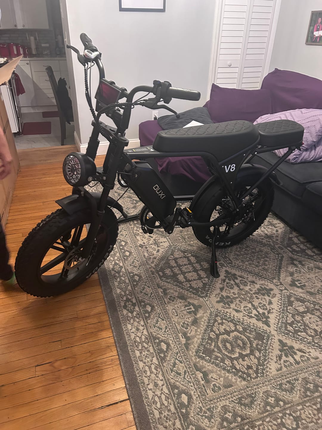 Customer photo review of OUXI V8 750W Fat Tire Electric Bike