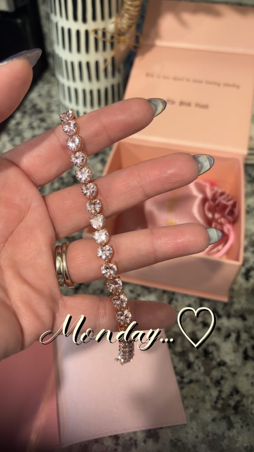 Customer photo review of Sweetie Tennis Bracelet