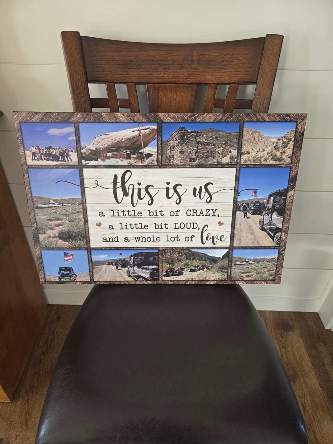 Customer photo review of Family Canvas -  Personalized Canvas Prints - Custom Family Photo Gifts, This Is Us Picture Collage Canvas