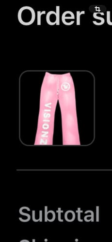 Customer photo review of VISIONZ SWEATS