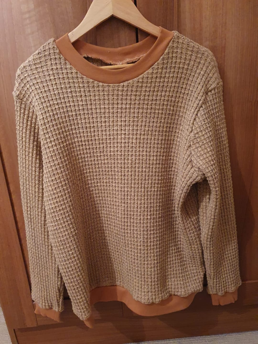Customer photo review of Smooth Tubular Cuffing Fabric