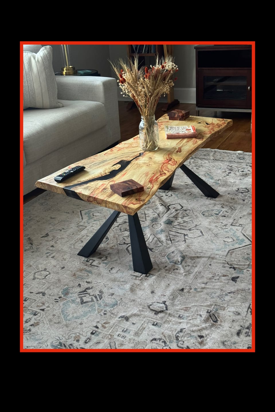 Customer photo review of Bench Legs 115 Yami 16" H Mid-Century Modern Style