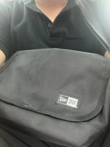 Customer photo review of New Era Black Shoulder Bag