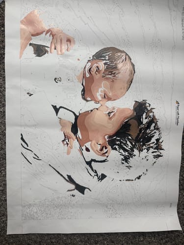 Customer photo review of Paint with Number® Custom Kit (Made in USA | Ships From USA)