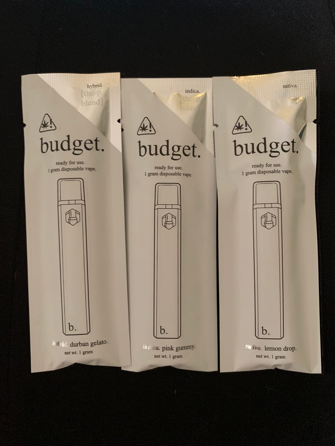 Customer photo review of 3pc Flavor Pack of 1 Gram THC-P Blend Vape Pen