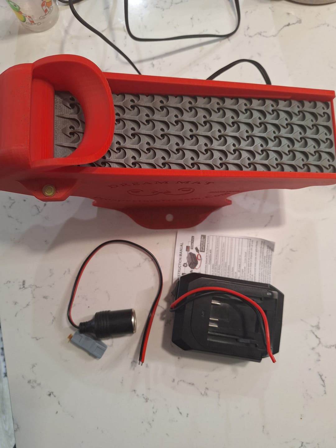 Customer photo review of 20V to 12V Step Down Converter, Adjustable for Dewalt, Milwaukee, Hitachi (Battery NOT included)