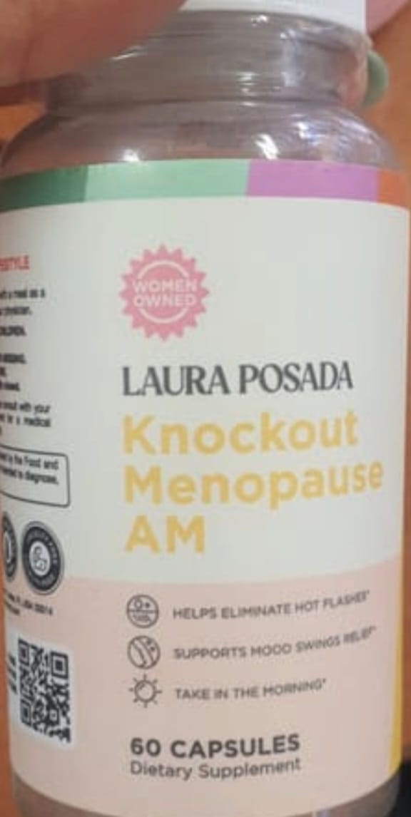 Customer photo review of *Combo Knockout Menopause 24 / 7 | Alivio Síntomas Menopausia AM y PM