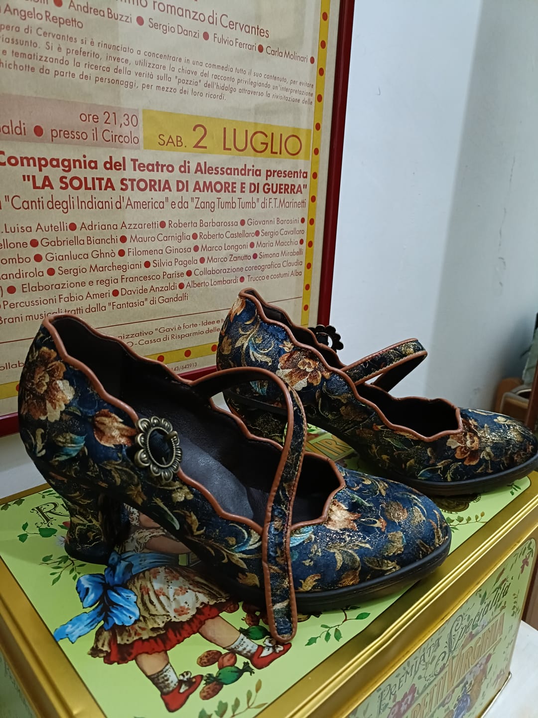 Customer photo review of Retro Handmade Embroidered Pumps