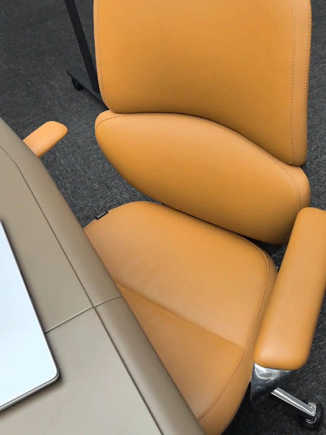 Customer photo review of Nolan Executive Leather Office Chair