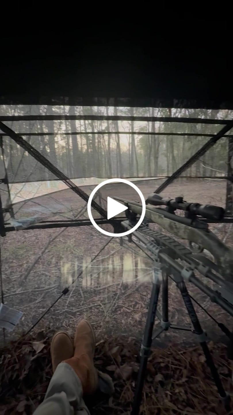 Customer video review of FLASH SALE VisX/VisMax See Through Hunting Blind, Pop Up Ground Deer Blind