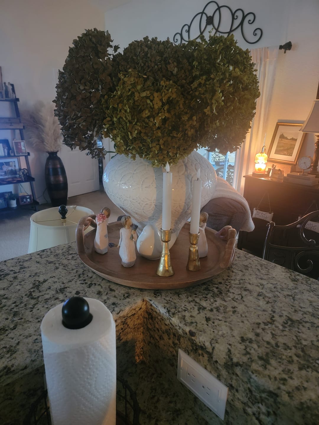 Customer photo review of Gold Taper Candle Holder | Set of 2