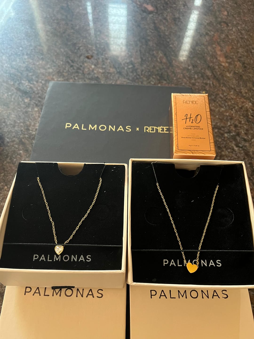 Customer photo review of Paris Heart Necklace
