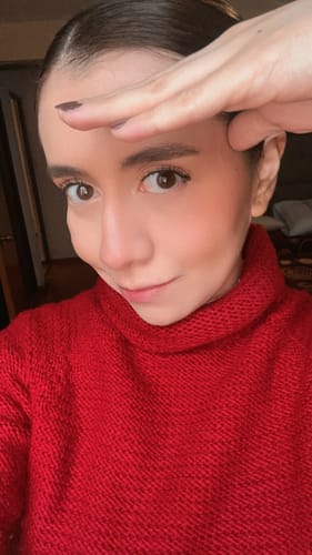 Customer photo review of Kit suero para pestañas y cejas