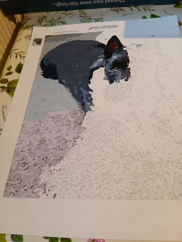 Customer photo review of Paint with Number® Custom Kit (Made in USA | Ships From USA)