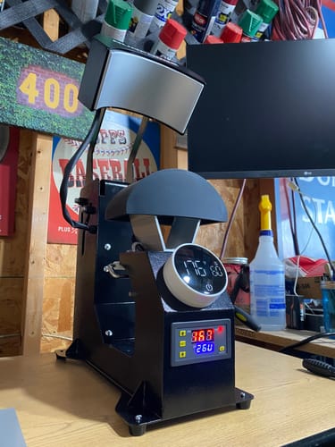 Customer photo review of DuoForge Automatic Dual-Heat platen Cap Heat Press