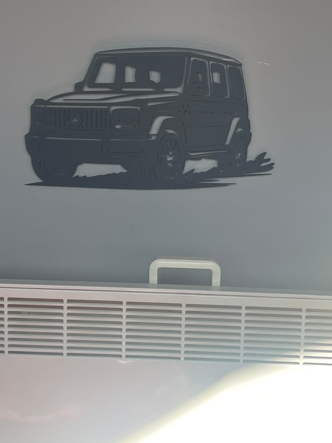 Customer photo review of Mercedes G63 AMG – Araba Metal Duvar Dekoru