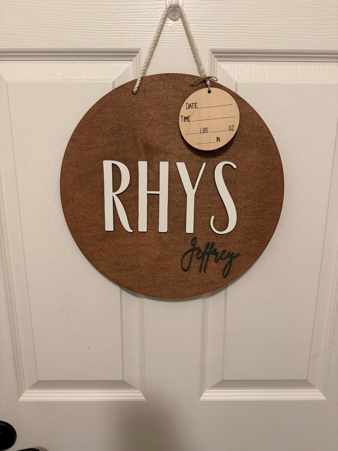 Customer photo review of Hospital Door Hanger - Lucas Blake