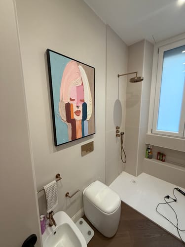 Customer review photo for Plaster Art Texture Painting #SG227