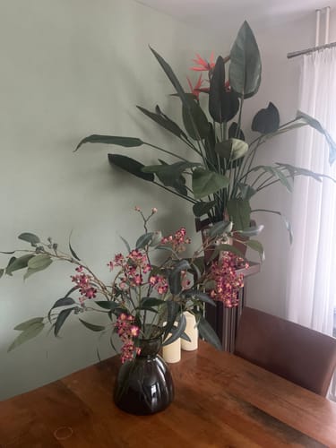 Customer photo review of Daphne Kunstbloem 72cm Paars/Rood