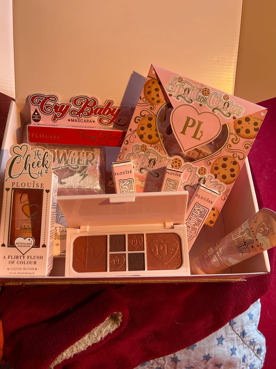 Customer photo review of P.Louise Fluffy Fantasy Mini Eye & Face Palettes