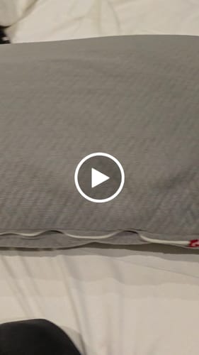 Customer video review of Super Soft Shredded Memory Foam Pillow