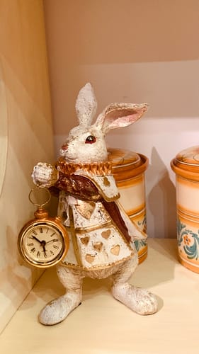 Customer photo review of Bianconiglio Decorativo in Resina