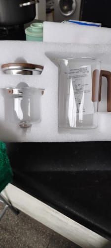 Customer photo review of Mystic Leaf™ Magnetic Glass Tea Brewer