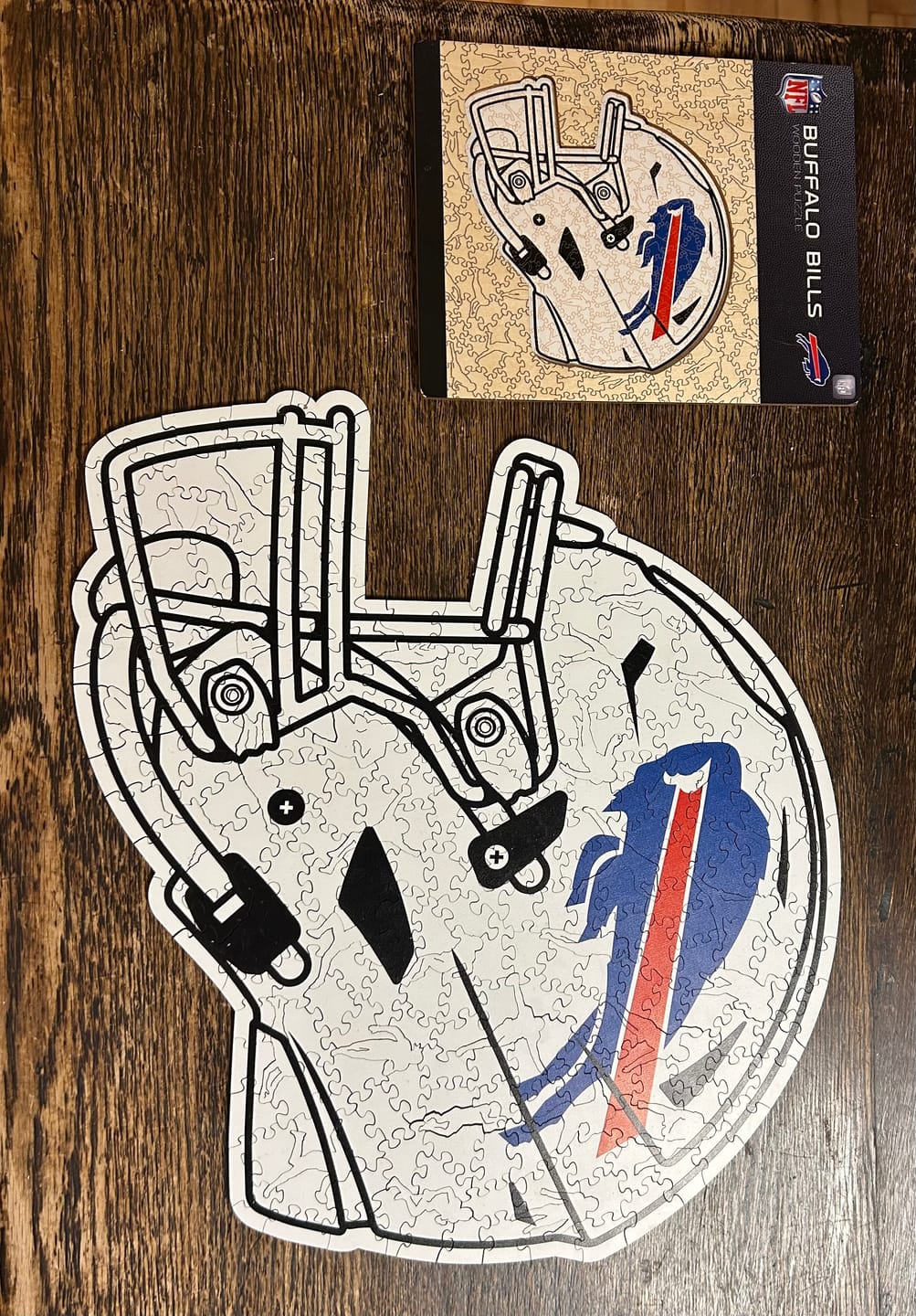 Customer photo review of Buffalo Bills™ Helmet - Wooden Puzzle