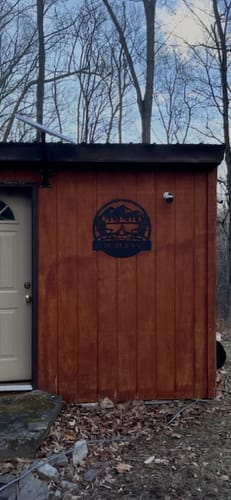 Customer photo review of Personalized Campfire Monogram