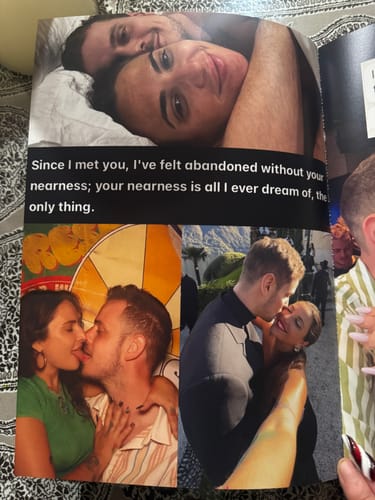 Customer photo review of Custom Travel Book
